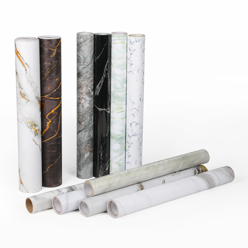 Feuille adhésive en marbre résistante aux produits chimiques et à la corrosion