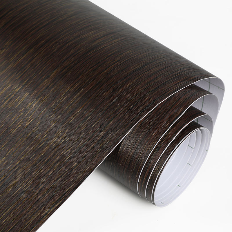 Film PVC à grain de bois très brillant