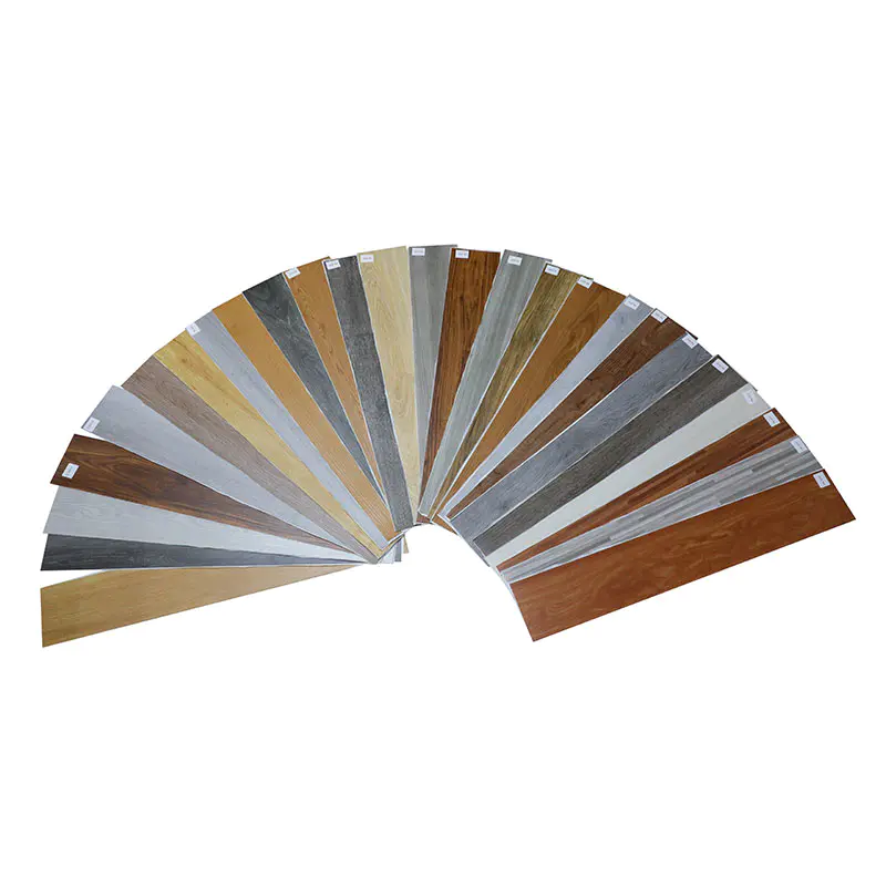 Revêtement de sol fortement adhésif LVT réglable et réutilisable